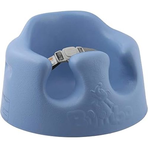 Bumbo Baby Floor Seat, Portable Sit Up Activity and Eating Chair, Powder Blue
