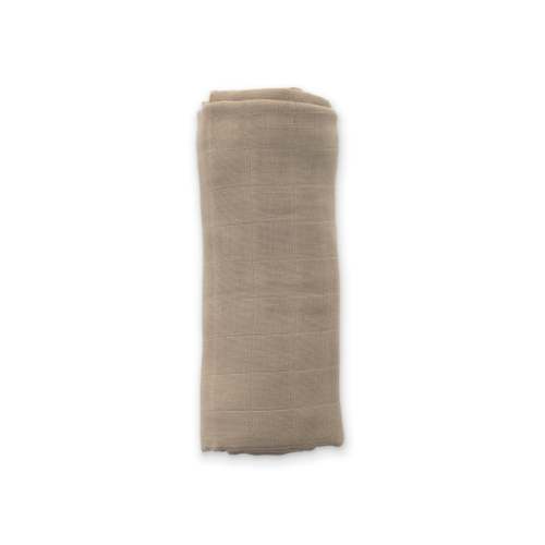 Baby Dune Tan Bamboo Muslin Blanket – Soft & Breathable Newborn Blanket by Ellie Sue