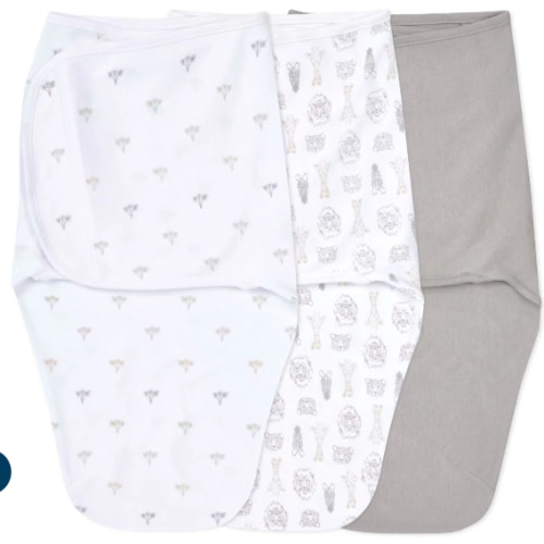 On Safari Easy Swaddle With No Zipper 0-3M | aden + anais