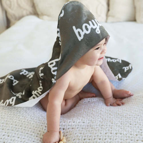 Personalized Hooded Towel | Solids
