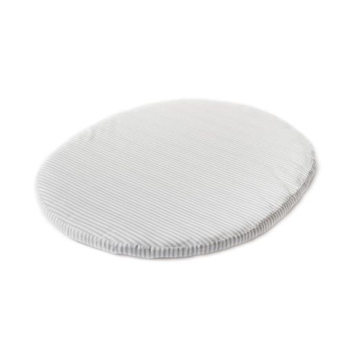 Stokke Sleepi Mini Fitted Sheet by Pehr, Stripes Away Pebbles - Soft Sheets for Stokke Sleepi Mini - Available in Playful Patterns - 100% Cotton