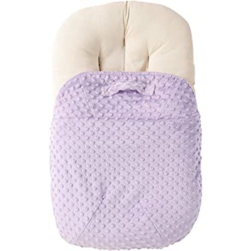 Removable Slipcover for Newborn Lounger, Super Soft Premium Minky Dot Baby Lounger Cover Fit for 29 x 17 x 4 inches Infant Padded Lounger, Ultra Comfortable, Safe for Babies Small Size (Orchid)