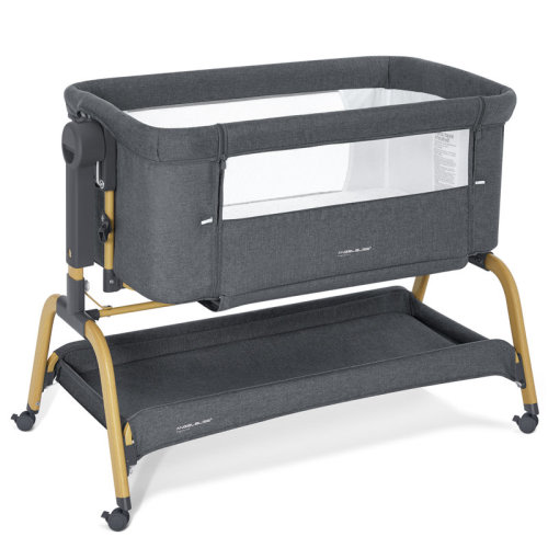 Isabelle & Max™ Alasca 3 in 1 Baby Bassinet, Rocking Bassinets Bedside Sleeper with Comfy Mattress and Wheels, 6 Height Adjustable Easy Folding Portable Bedside Crib for Newborn Infant & Reviews | Wayfair