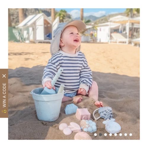 Silicone Beach Toy Set (Ether)