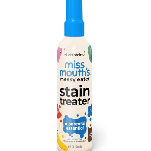 Amazon.com: Miss Mouth's Messy Eater Stain Treater Spray - 4oz Stain Remover - Newborn & Baby Essentials - No Dry Cleaning Food, Grease, Coffee Off Laundry, Underwear, Fabric : Health & Household