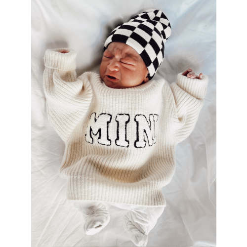 Mini Knit Sweater, Soft White