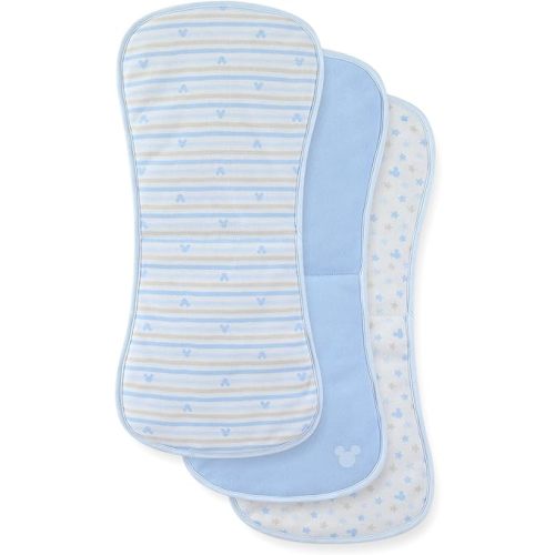 Disney Baby Burp Cloths 3-Pack – Mickey Mouse Minnie Mouse & Winnie The Pooh Soft Absorbent 20" x 10" Leakproof Burping Rags for Baby Boys Girls & Unisex Newborns & Infants
