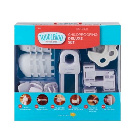 Toddleroo By North States Deluxe Childproofing Starter Set - 65ct