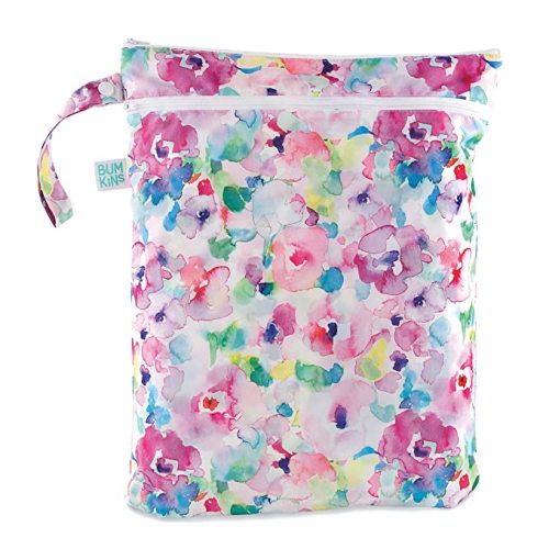 1pc Wet Dry Bag For Baby Cloth Diapers Breast Pump Parts Waterproof  Reusable Wet Bag With Two Zippered Pockets Handle Beach Pool Gym Bag  Stroller Yoga Toiletries Daycare Organizer - Baby 