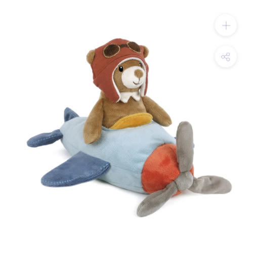 Pilot Bear and Plane