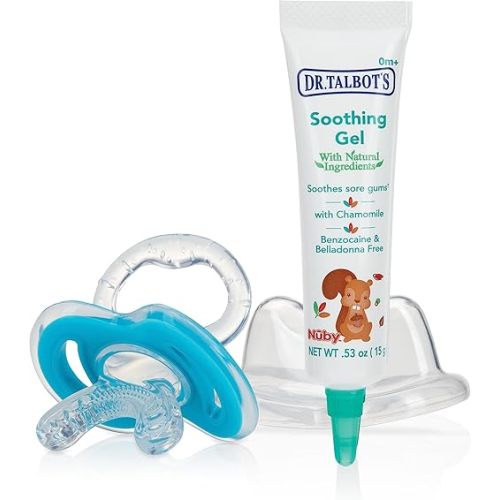 Dr. Talbot's Soothing Gel for Sore Gums with Silicone Gum-EEZ Teether - 2-Piece Set