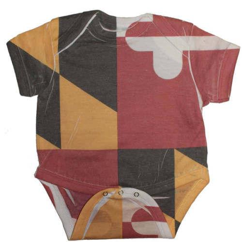 MARYLAND FLAG BABY ONESIE