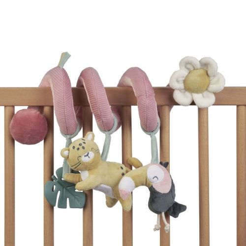Saro Sensory Jungle Party Multi-activity Spiral - Pink Cheetah: Developmental & Sensory Activity Toy