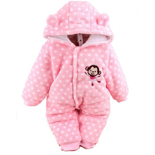 [FBA GET IT SOON]Baby Toddler Cotton Long Sleeve Jumpsuit Front Button