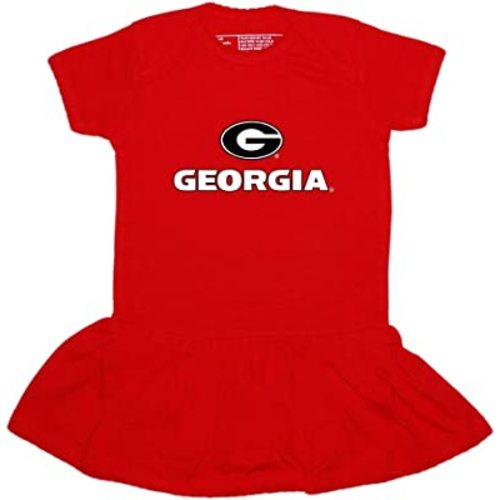 Georgia Bulldogs Picot Bodysuit Dress