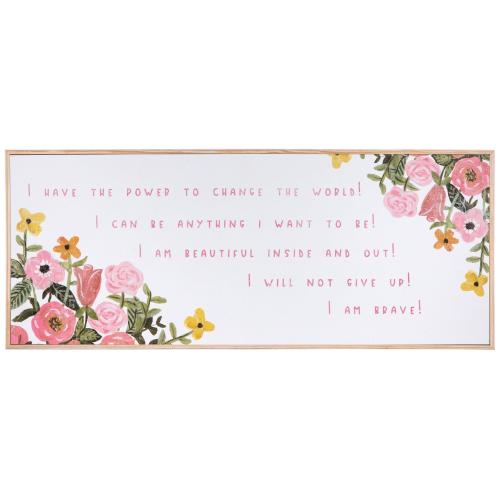 I Am Brave Wood Wall Decor