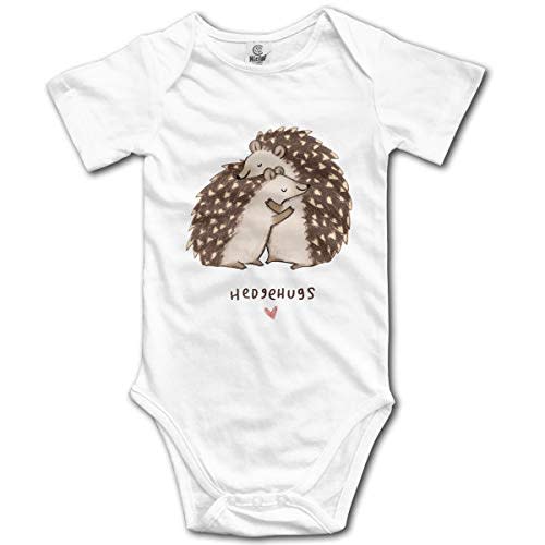 OASCUVER Cute Cartoon Hedgehog Hugs Newborn Infant Fashion Bodysuit Baby Clothing