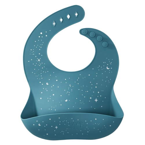Baby Silicone Bib in Magical Teal