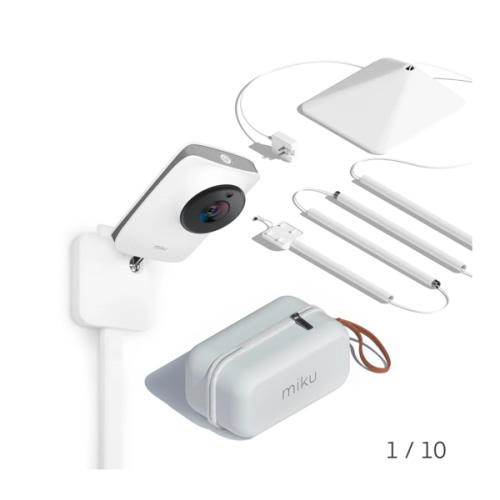 Miku Pro Smart Baby Monitor Bundle | No Contact Breathing and Sleep Tracking