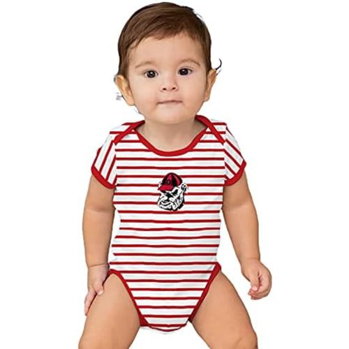 Two Feet Ahead Striped Baby Bodysuit Creeper Baby Boy Clothes for Newborn infants Sizes 0-3M 6M 12M