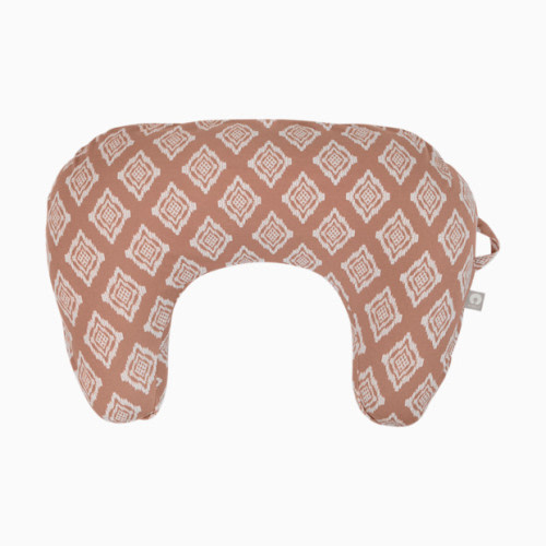 Boppy x Babylist Nursing Pillow with Organic Cotton Cover - Camel Ikat
