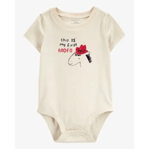 Baby My First Rodeo Short-Sleeve Bodysuit - Carter's | Carter's