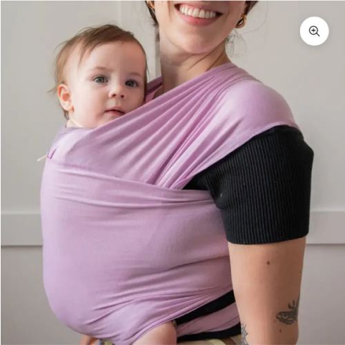 Lilac Baby Wrap Carrier | hope&plum Baby Carriers