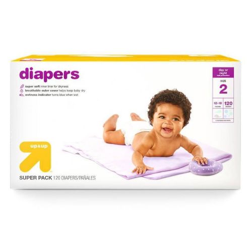 Diapers - up & up™ - (Select Size and Count)