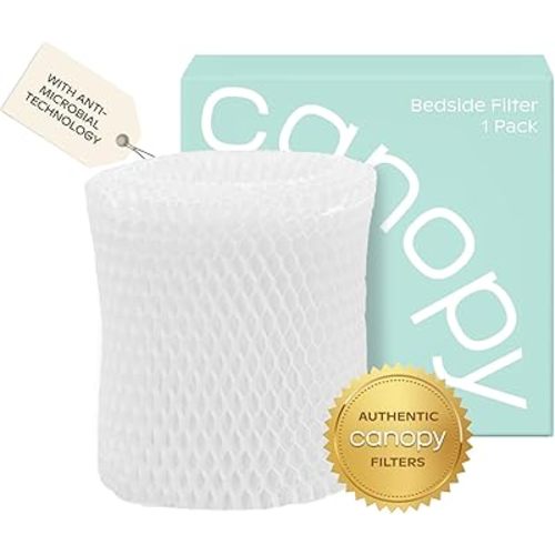 Canopy Original Bedside Humidifier Filters, Pack of 1 Filter Wick, Replacement Filters - Compatible with Canopy Bedside Humidifiers, Made with Wood Pulp, Paper Filter, Replace Every Six Weeks