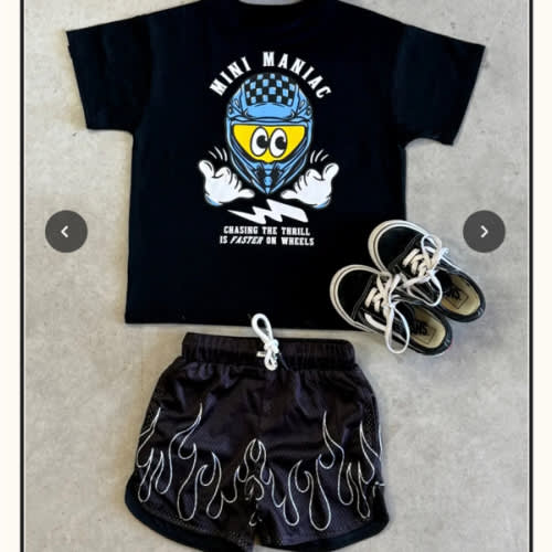 Mini Maniac T-shirt Black