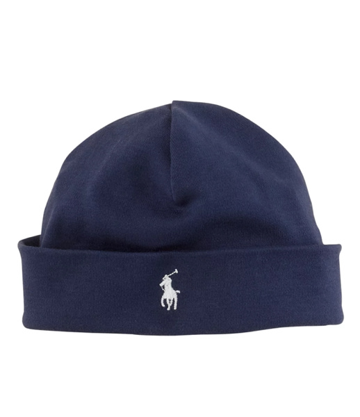 Ralph Lauren Unisex Layette Reversible Beanie - Refined Navy