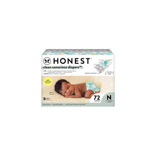 The Honest Company Club Box Diapers Above it All and Pandas