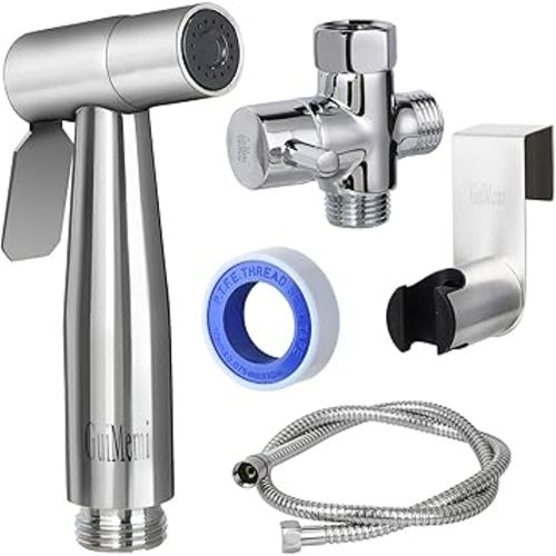 Handheld Bidet Sprayer for Toilet Bidet Sprayer Premium Stainless Steel Jet Sprayer for Toilet Water Sprayer Handheld Bidet Perfect for Whole Family Cleaning Use Bidet Faucets