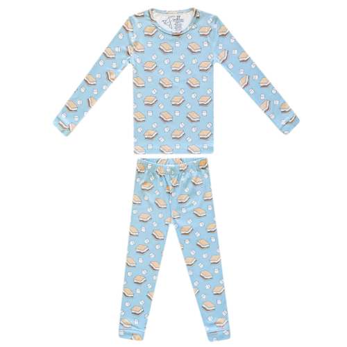 2pc Long Sleeve Pajama Set - S'mores