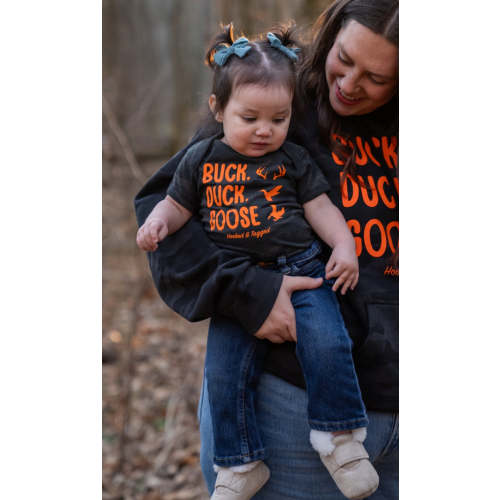 Buck, Duck, Goose Onesie