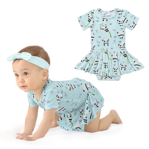 LITTLE JAMJAMS Baby Twirl Skirt Romper - Infant Girl Clothes 0-24 Months