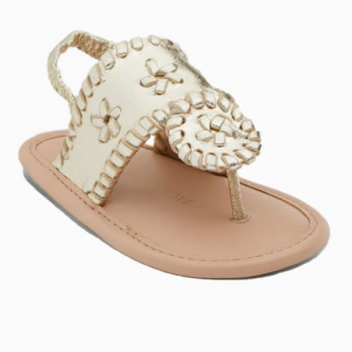 Baby Jacks Flat Sandal - Platinum – Jack Rogers USA