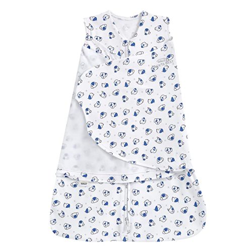 HALO 100% Cotton Sleepsack Swaddle, Doggy print, 3-6 Months - Size Small
