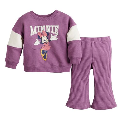 Disney's Minnie Mouse Baby Girl Sweatshirt & Flare Pants Set by Jumping Beans®