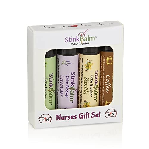 StinkBalm Odor Blocker Nurses Gift Set 4 Pack