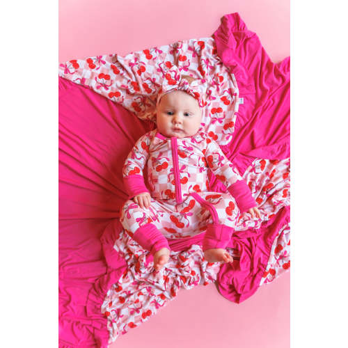 CHERRY SWEET CHECKERS DREAM ROMPER