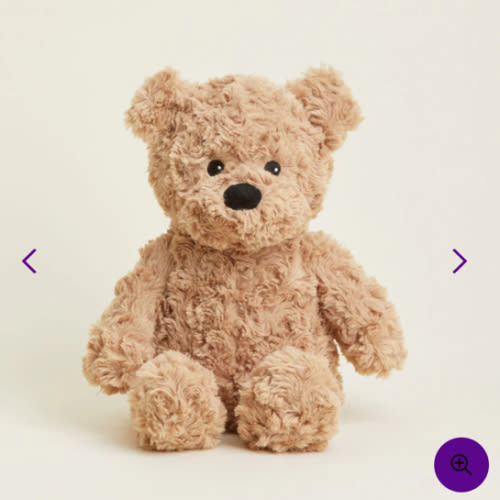 Brown Curly Bear Warmies | Microwavable Brown Curly Bear Warmies Stuffed Animal | Warmies USA