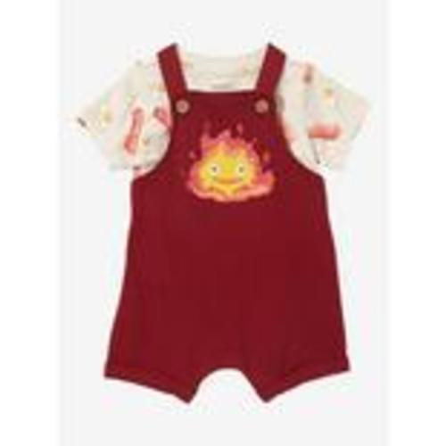 Studio Ghibli Howl's Moving Castle Calcifer Infant Overall Set - BoxLunch Exclusive | BoxLunch