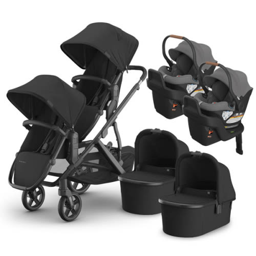 Vista V3 Twin Stroller + Aria Travel System