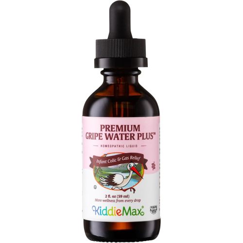 Homeopathic Gripe Water for Infants - Newborn Baby Gas Relief - Daytime / Nighttime Colic Relief for Newborns - Digestion Support & Constipation Ease Anti Gas Drops for Babies at Bedtime, 2 fl. oz.