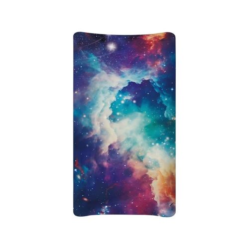 Changing Pad Covers Galaxy Baby Changing Pad Cover Set for Baby Boys Girls Fit 32"x16" Contoured Pad Comfy Cozy Cradle Sheets Changing Pad Sheets