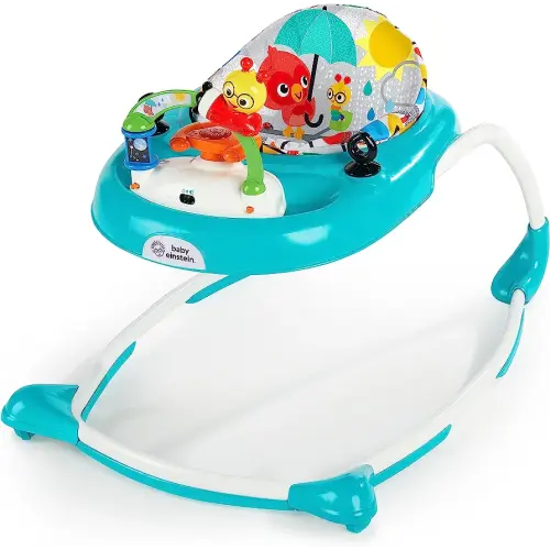 Baby Einstein Sky Explorers Baby Walker Activity Center and Sensory Play Learning-Toy with Lights, Songs and Sounds, Age 6 Months+, Blue