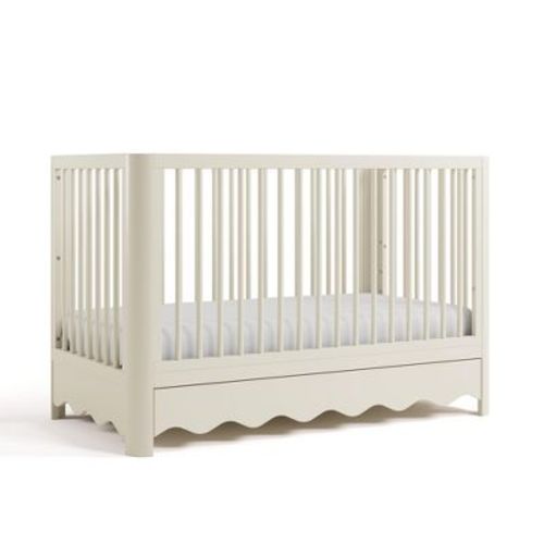 Storkcraft Casablanca Deluxe 5-in-1 Convertible Crib with Drawer Frosted Oat