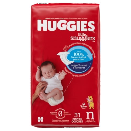 Huggies Little Snugglers Diapers, Newborn
