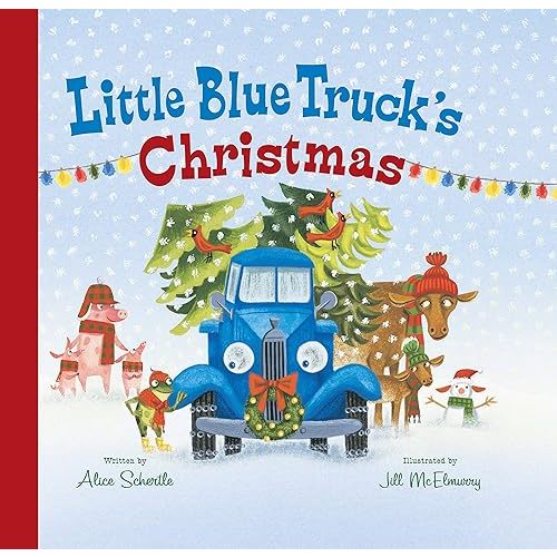 Little Blue Truck's Christmas Board Book